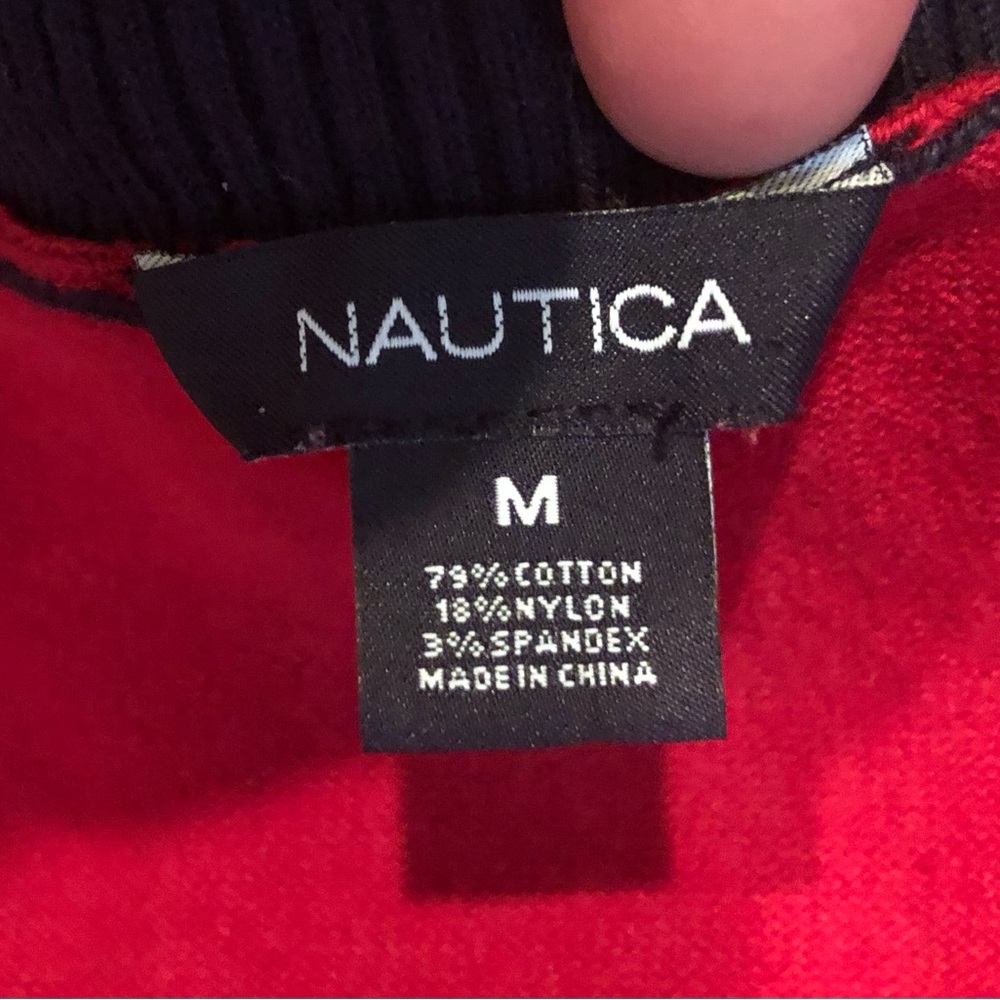 Nautica Long sleeve knit shirt/sweater Size M